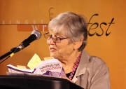 Michele Landsberg reads from her book.